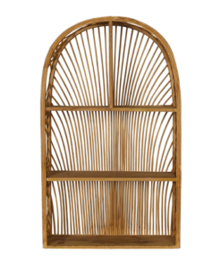 Kệ treo tường boho hình vòm bằng mây Harmony